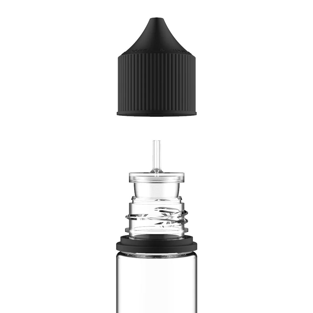 Chubby Gorilla Bottles - 60ml PET Bottle with CRC & Tamper Black Cap - Image 8