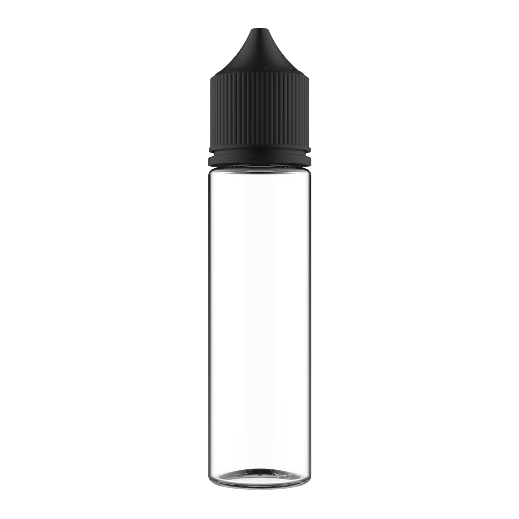 Chubby Gorilla Bottles - 60ml PET Bottle with CRC & Tamper Black Cap - Image 9