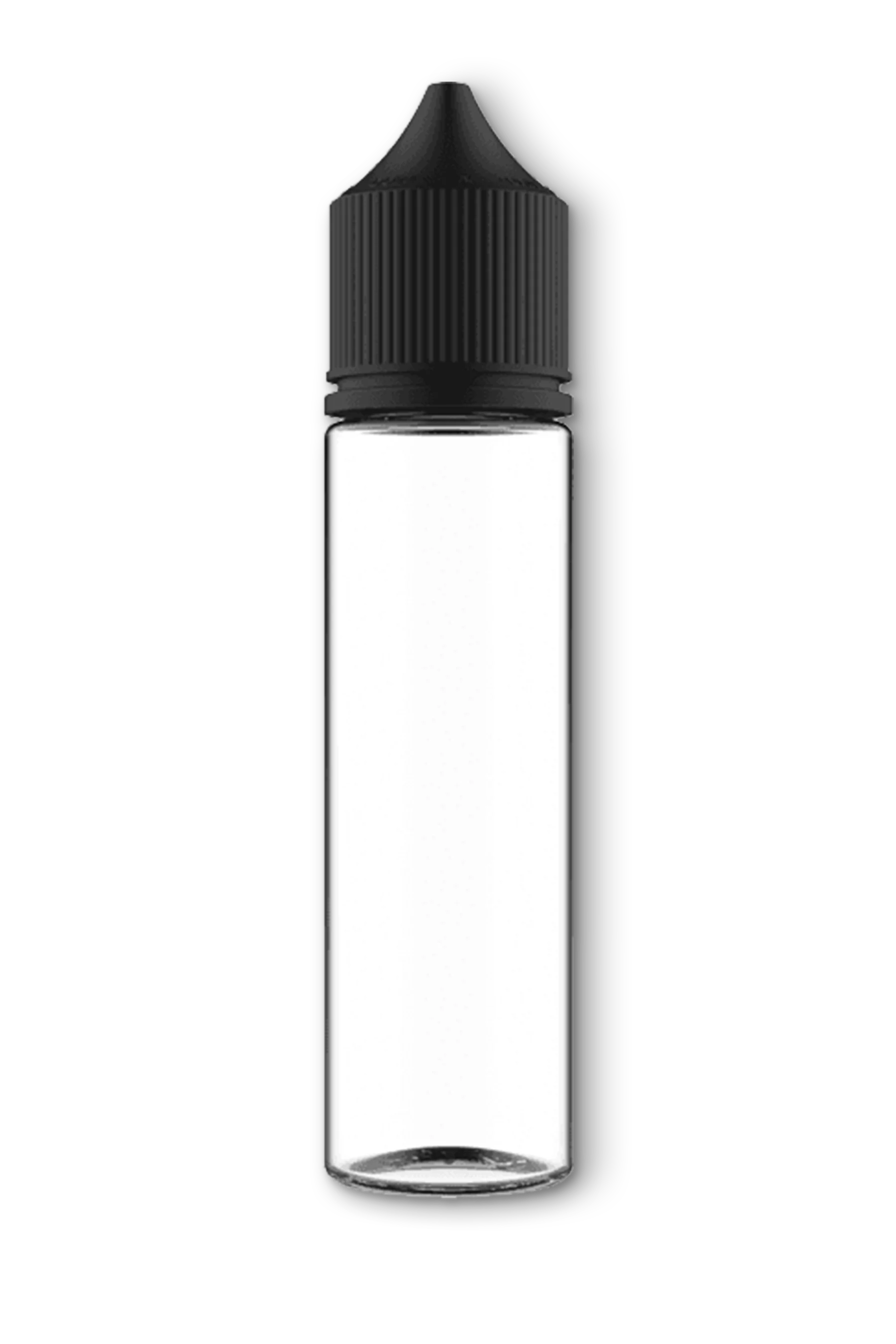 Chubby Gorilla Bottles - 60ml PET Bottle with CRC & Tamper Black Cap