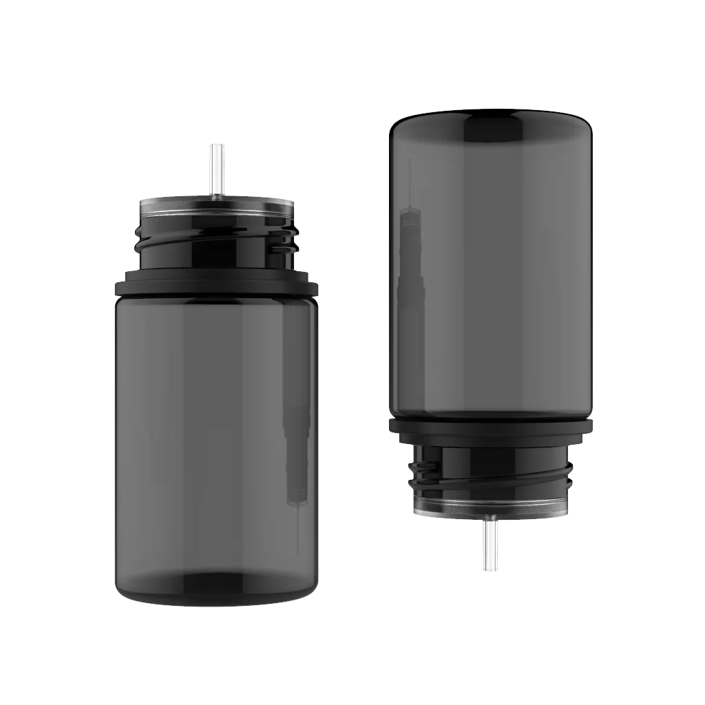 Chubby Gorilla Bottles - 75ml PET Black Bottle with CRC & Tamper Black Cap - Image 5