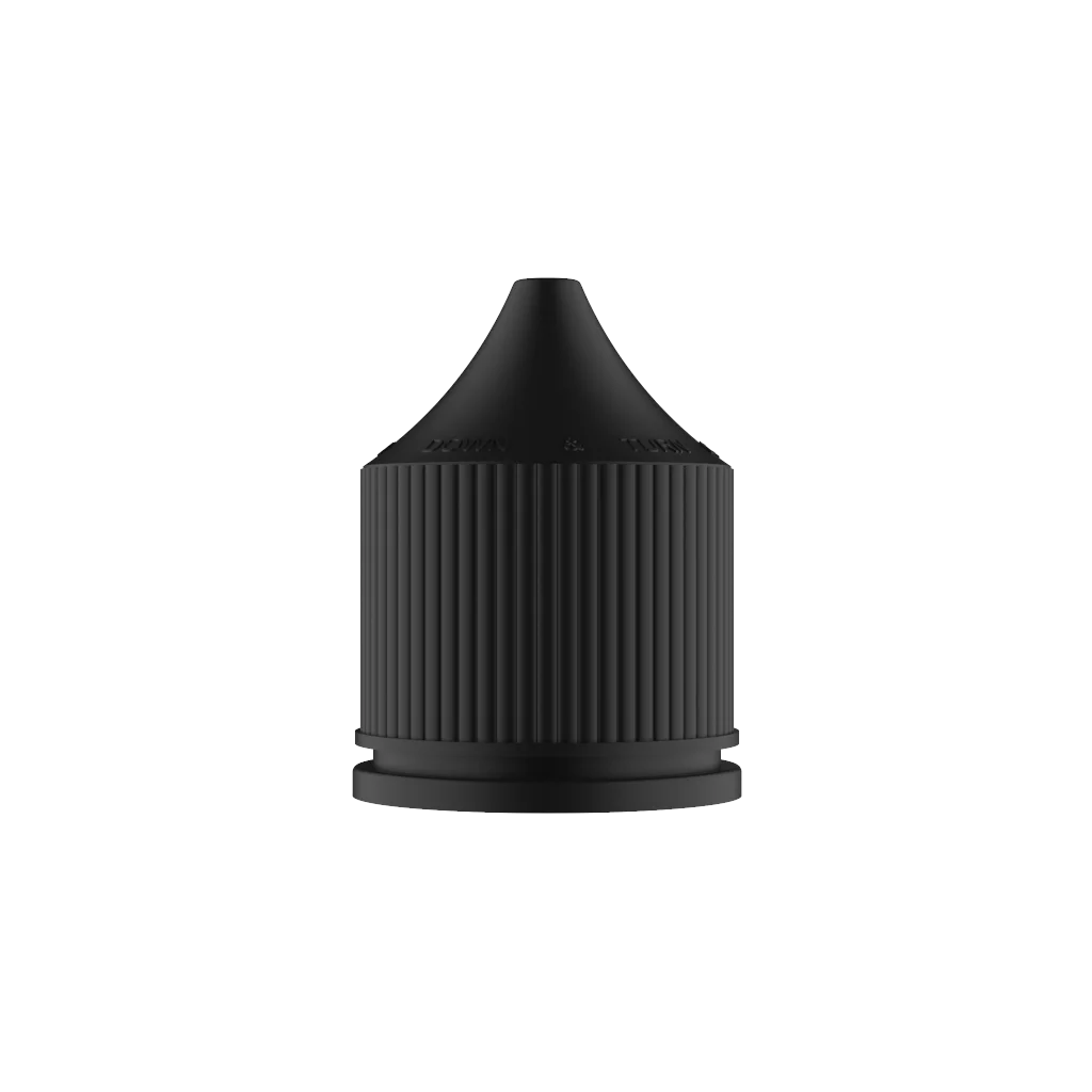 Chubby Gorilla Bottles - 30ml PET Clear Bottle with CRC & Tamper Black Cap - Image 5